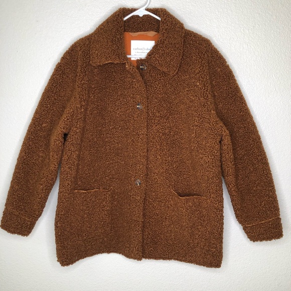 carbon2cobalt Jackets & Blazers - Carbon2Cobalt Faux Fur Jacket Burnt Orange Color Sz M